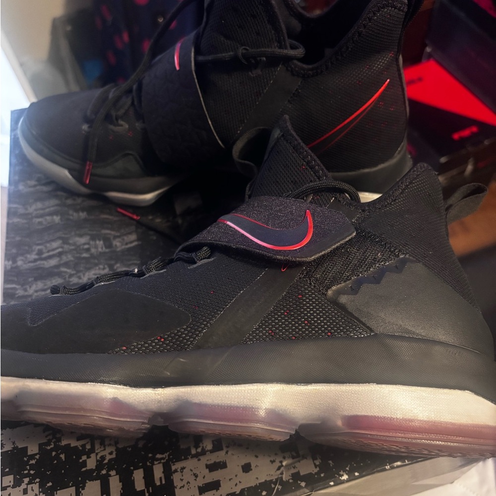 Nike Black and Red Athletic Shoes